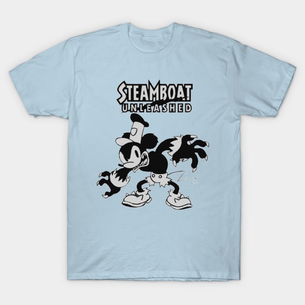 steamboat unleashed T-Shirt by azuki_89